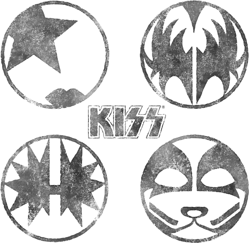 K I S S_ Band_ Makeup_ Icons PNG