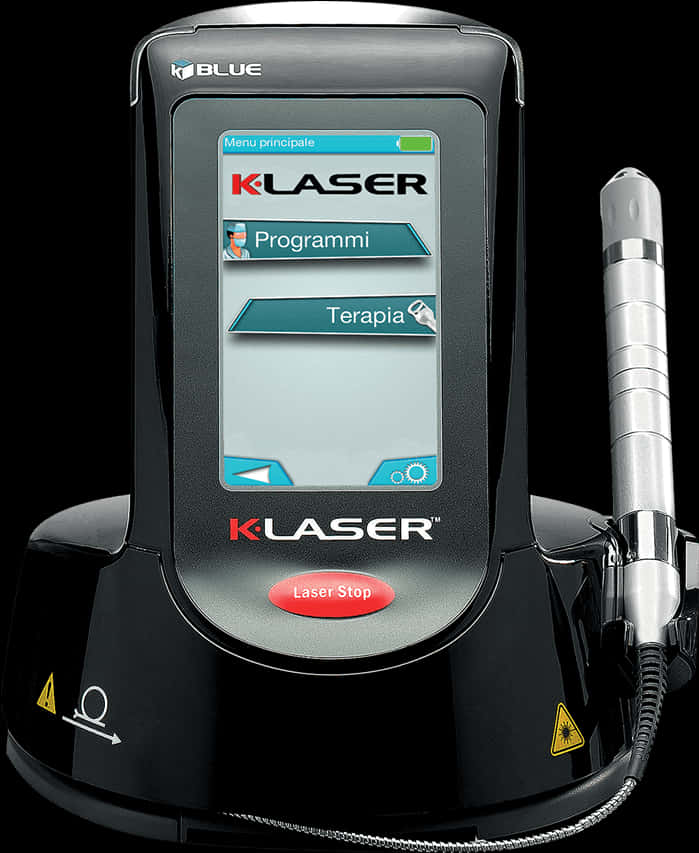 K Laser Medical Device Black PNG