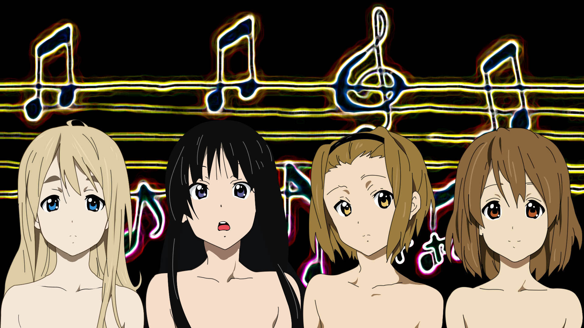 K-on Girls With Music Note