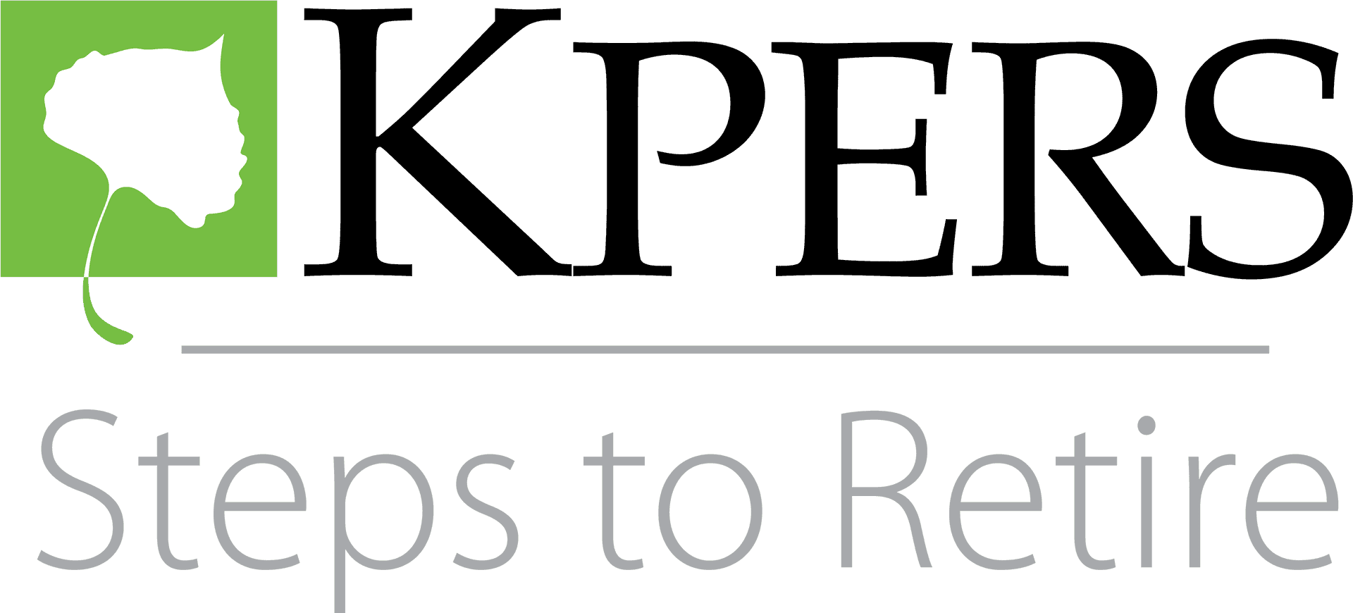 K P E R S Retirement Steps Logo PNG