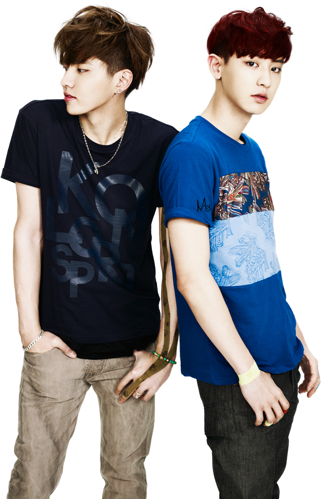 K Pop Duo Chanyeoland Member Photoshoot PNG