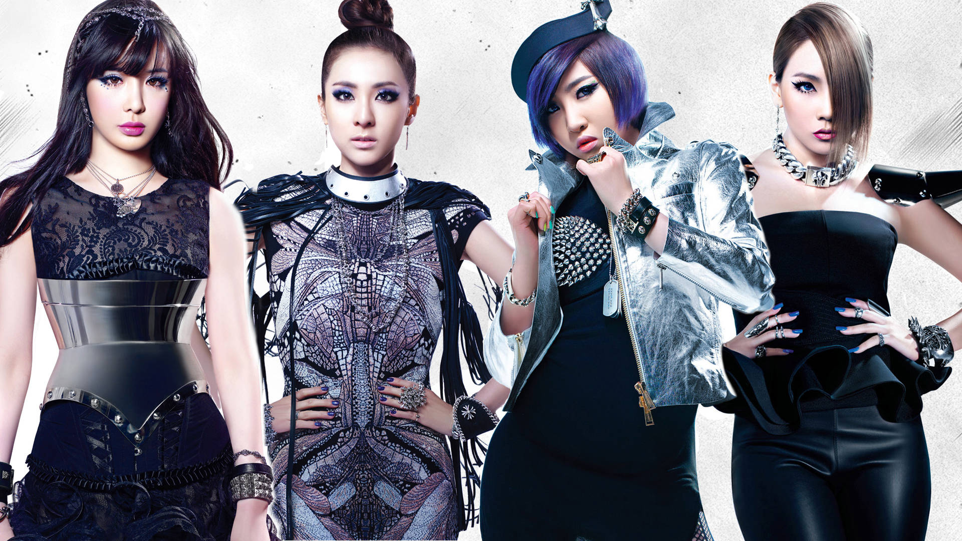 K Pop Girl Group 2ne1 Background
