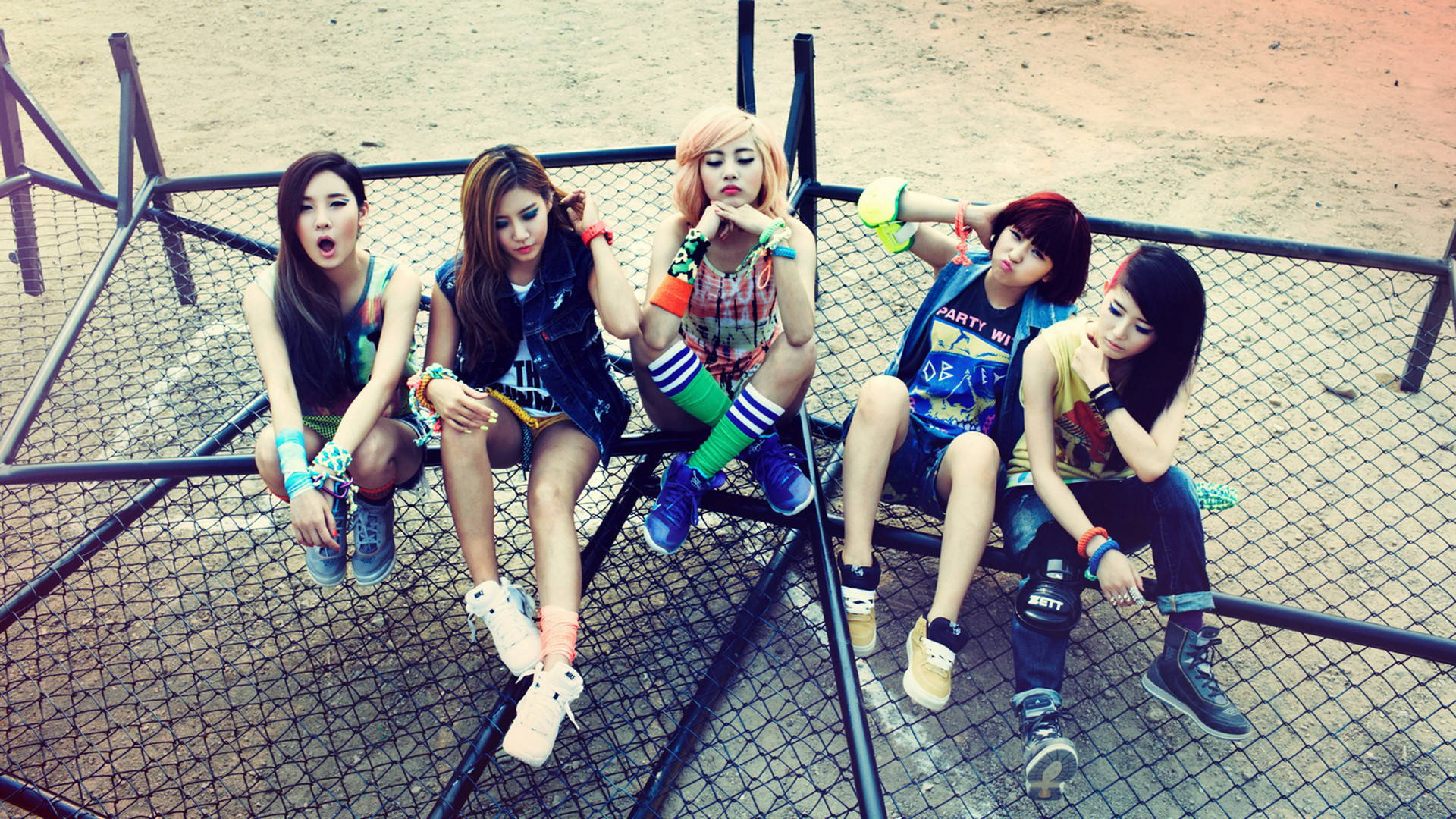 K-Pop pige gruppe Glamour tapet Wallpaper