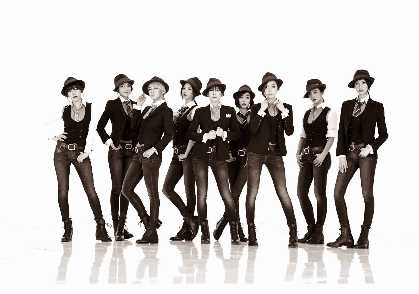 Grupode K-pop Snsd Para Mr. Mr. Fondo de pantalla