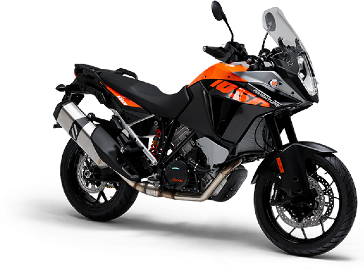 K T M Adventure Motorcycle Profile PNG