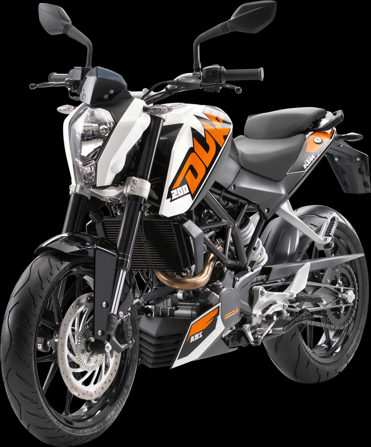 K T M Duke200 Motorcycle PNG