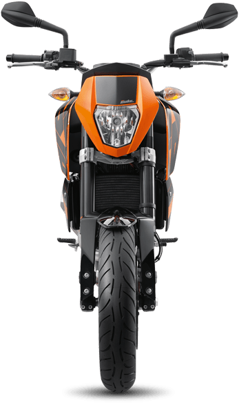 K T M Motorcycle Front View PNG