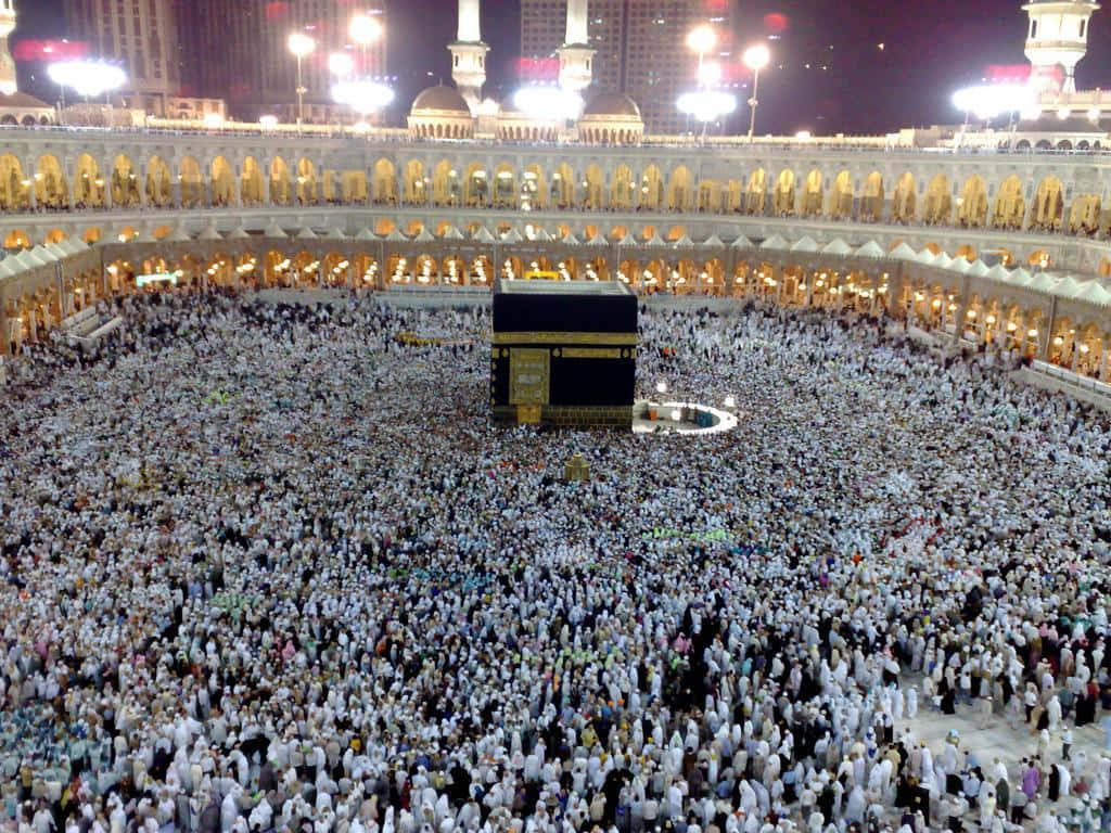 The Kaaba in Mecca, Saudi Arabia