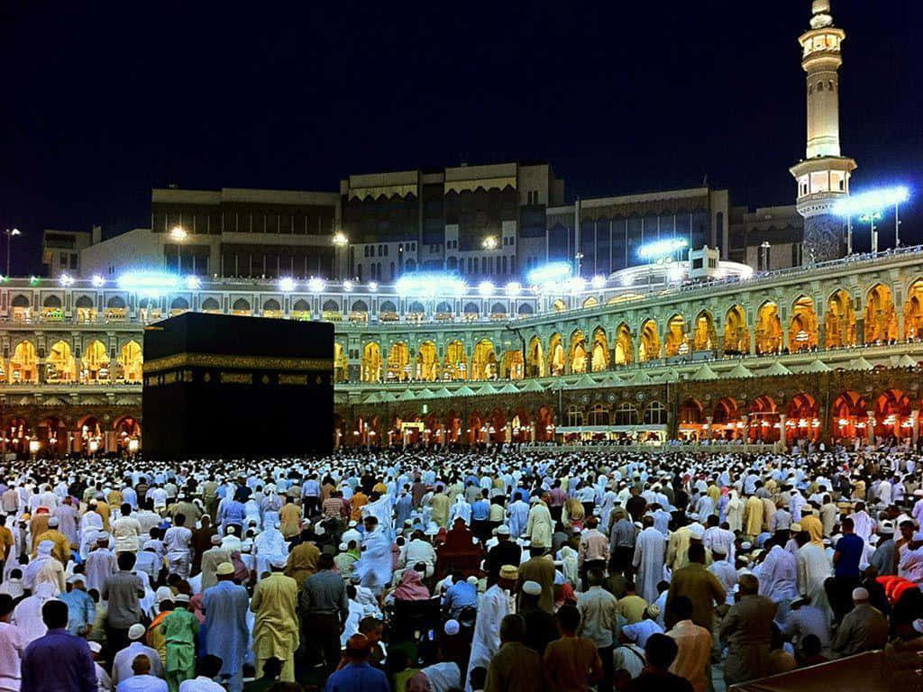 Kaaba, the holiest place in Islam.