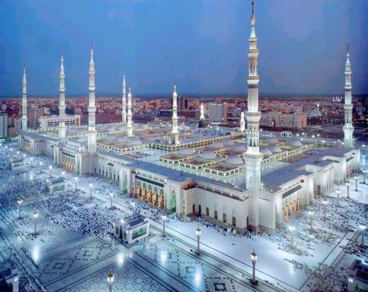 Diegroße Moschee Von Saudi-arabien