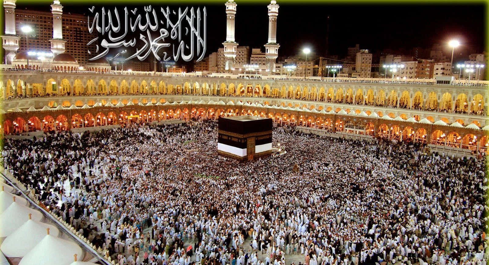 Labellezza Della Kaaba A Makkah, Arabia Saudita.