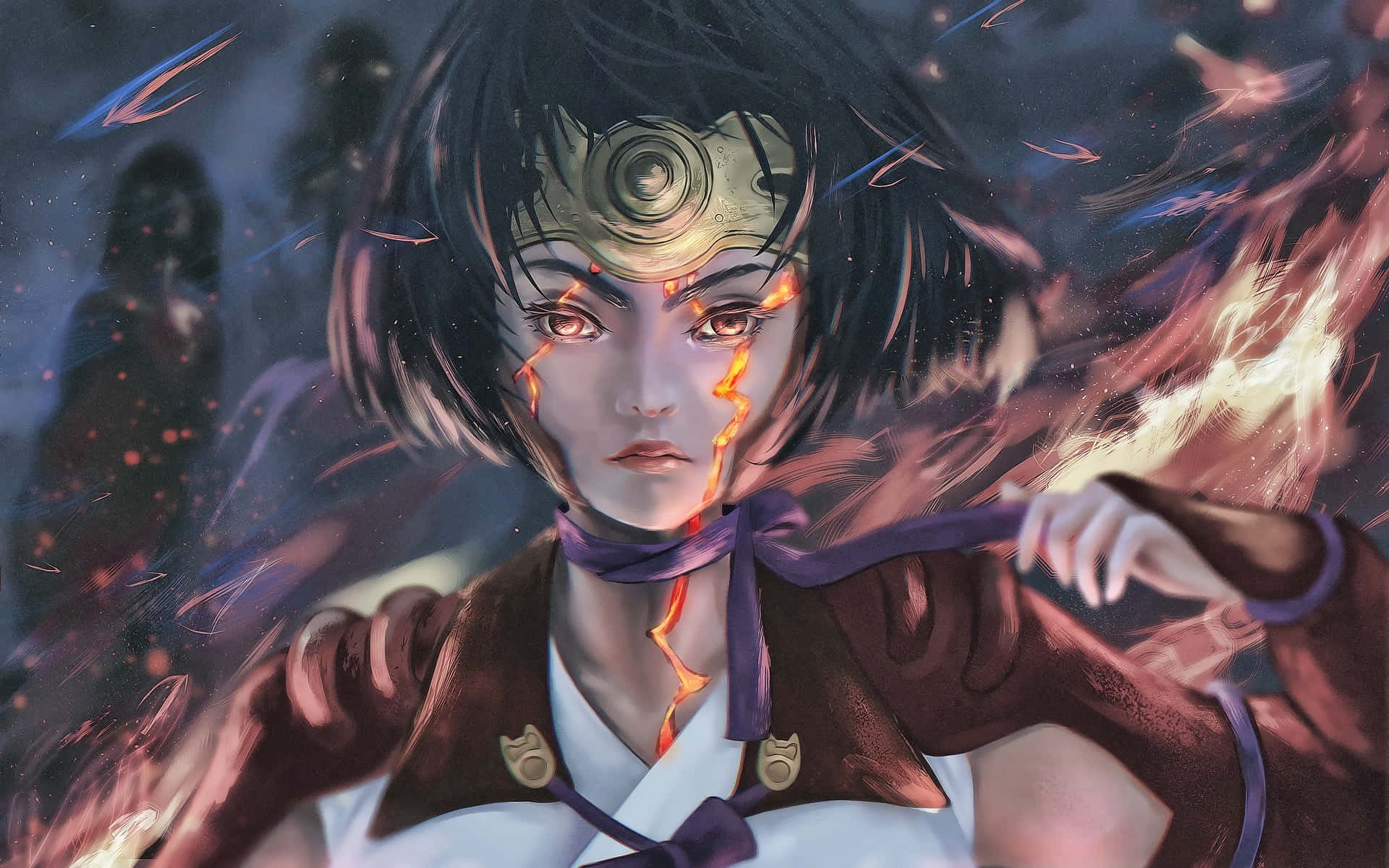 Perlawanan Manusia Bangkit Di Kabaneri Of The Iron Fortress Wallpaper