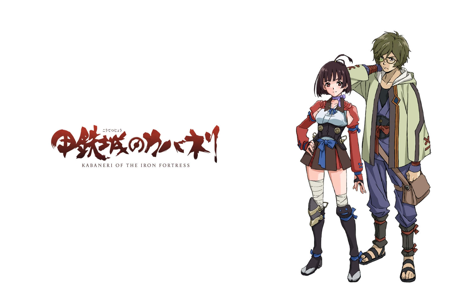 Kabaneri Van De Ijzeren Vesting Anime Personages Achtergrond