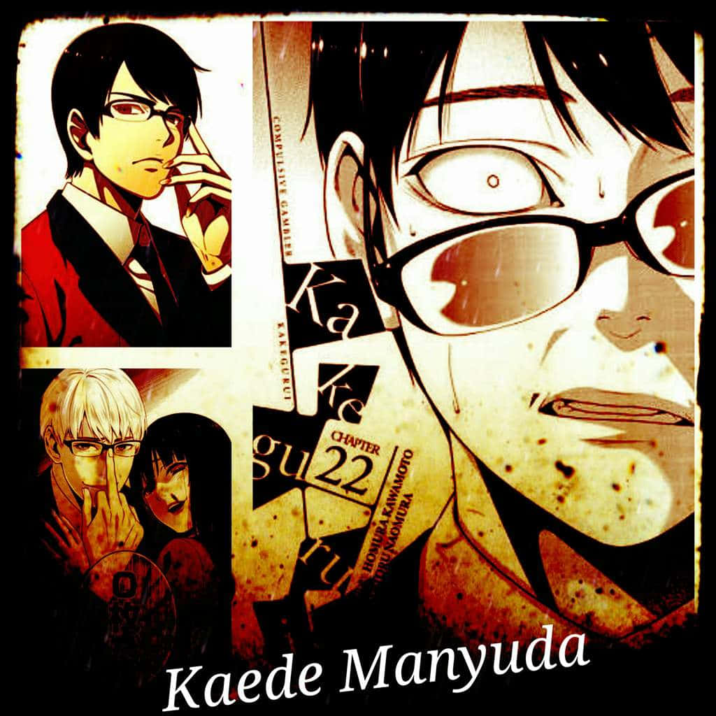 Kaede Manyuda Anime Collage Achtergrond