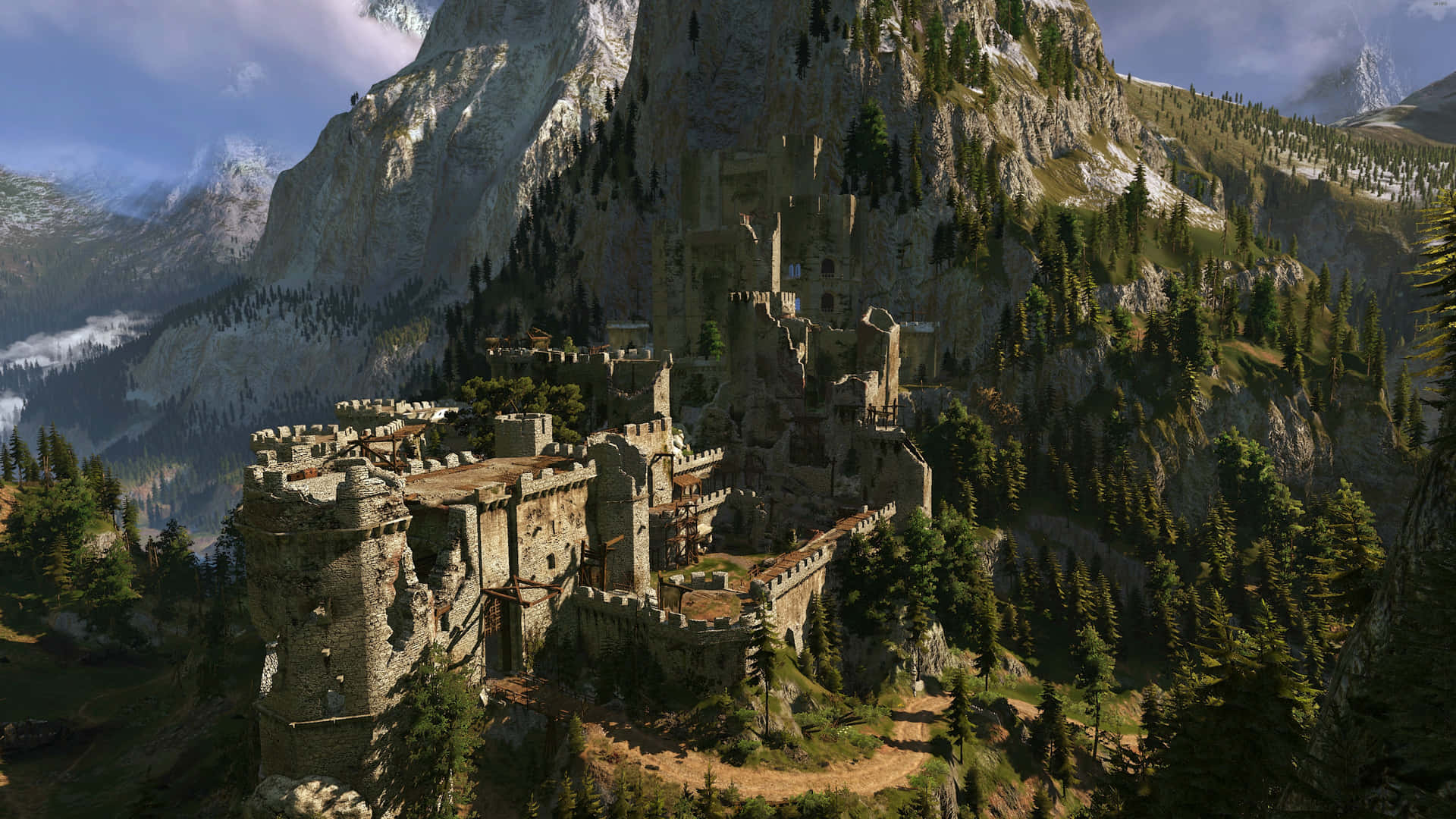 Kaer_ Morhen_ Fortress_ Witcher_ Series Wallpaper