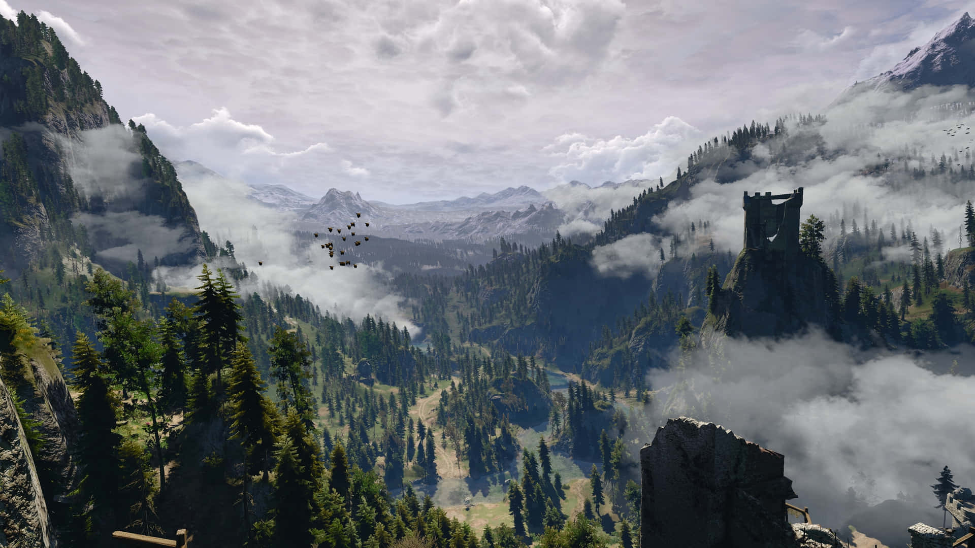 Kaer_ Morhen_ Valley_ View.jpg Wallpaper