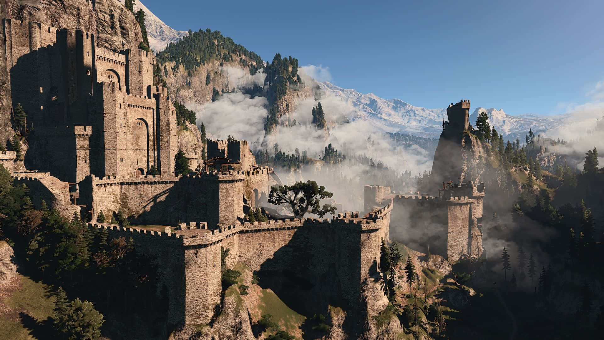 Kaer Morhen Witcher Fortress Wallpaper