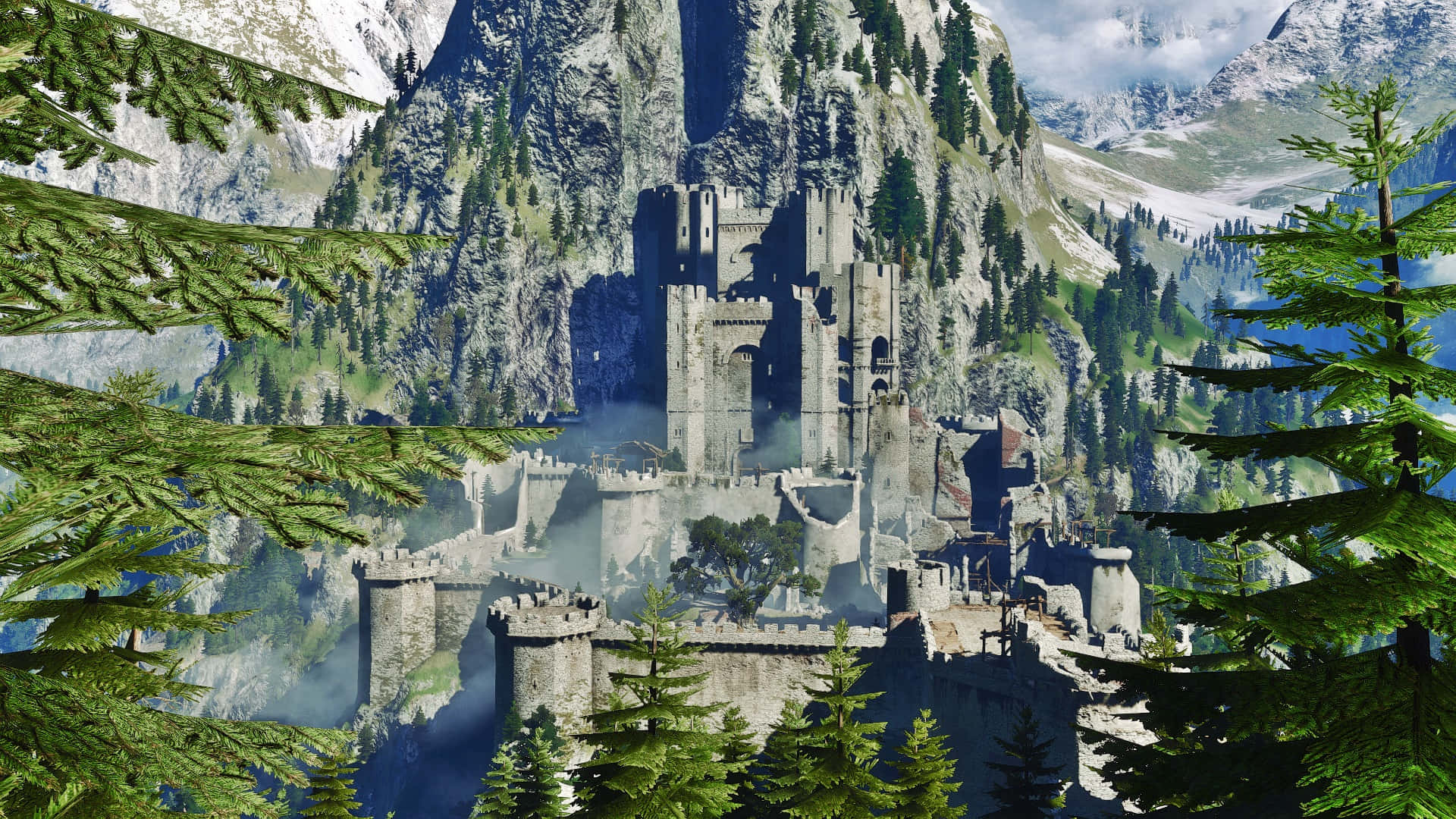 Kaer_ Morhen_ Witcher_ Fortress Wallpaper