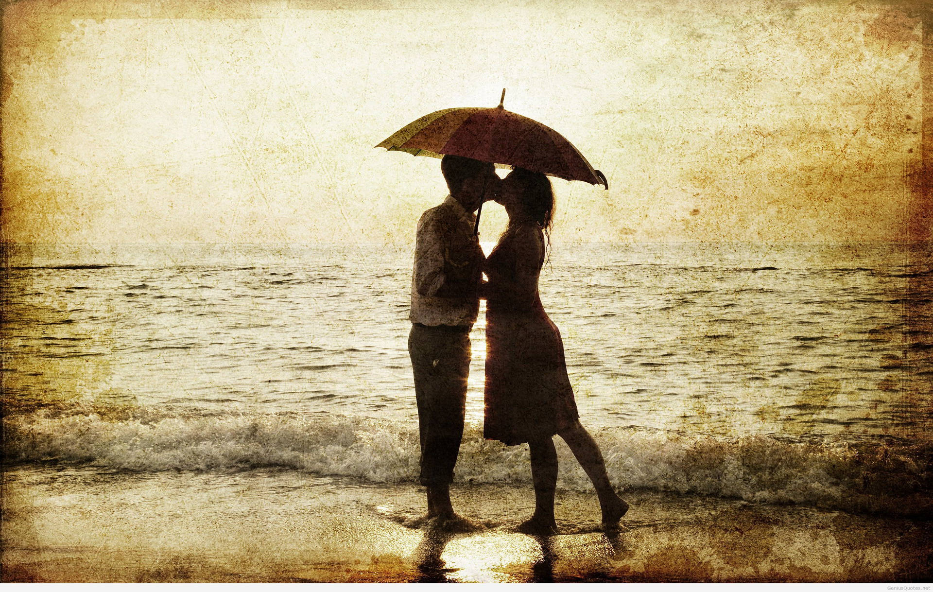 Kærlighedshistorie Ved Havet Wallpaper