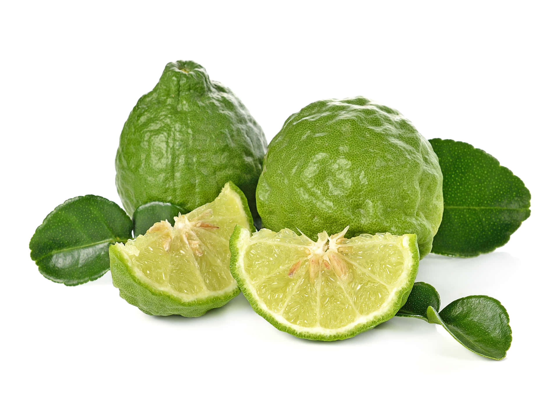 Fruttodi Lime Kaffir Alias Lime Merkat Sfondo