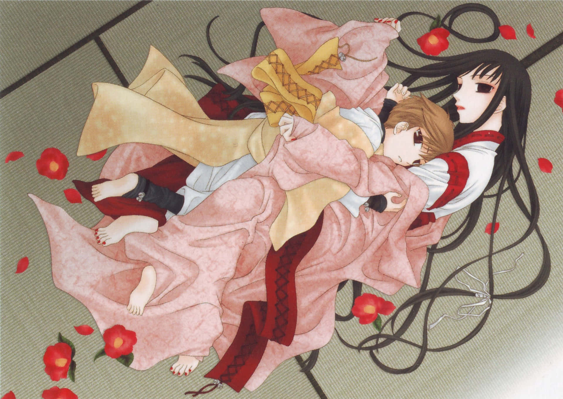 Kagura Sohma Anime Kunst Achtergrond