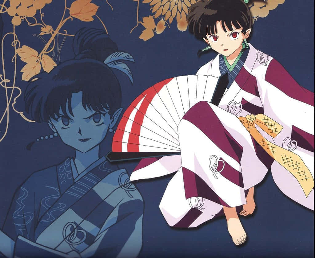 Kagura Sohma Traditionele Kleding Achtergrond