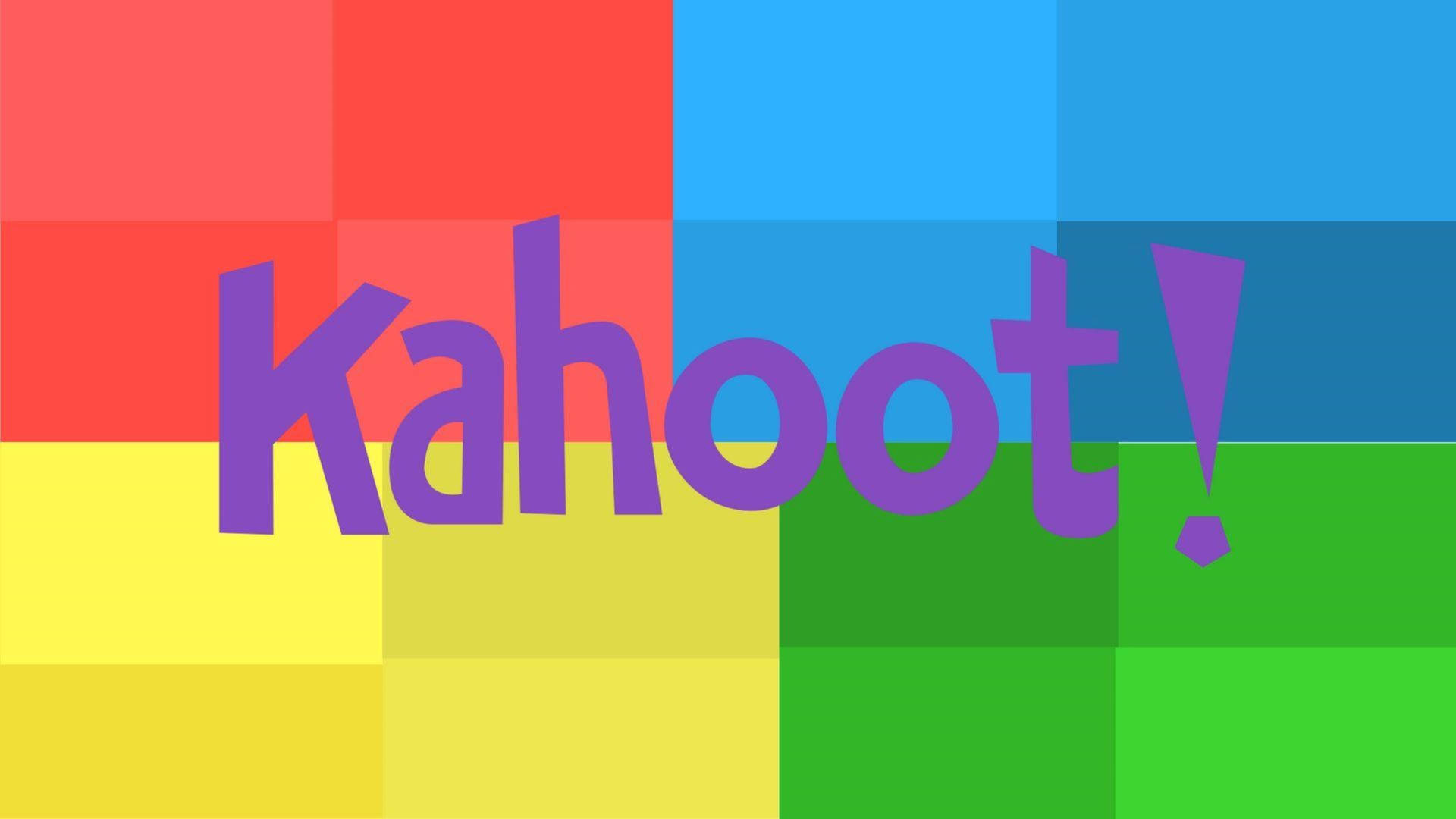 Vibrant Kahoot Interface on Computer Screen Wallpaper