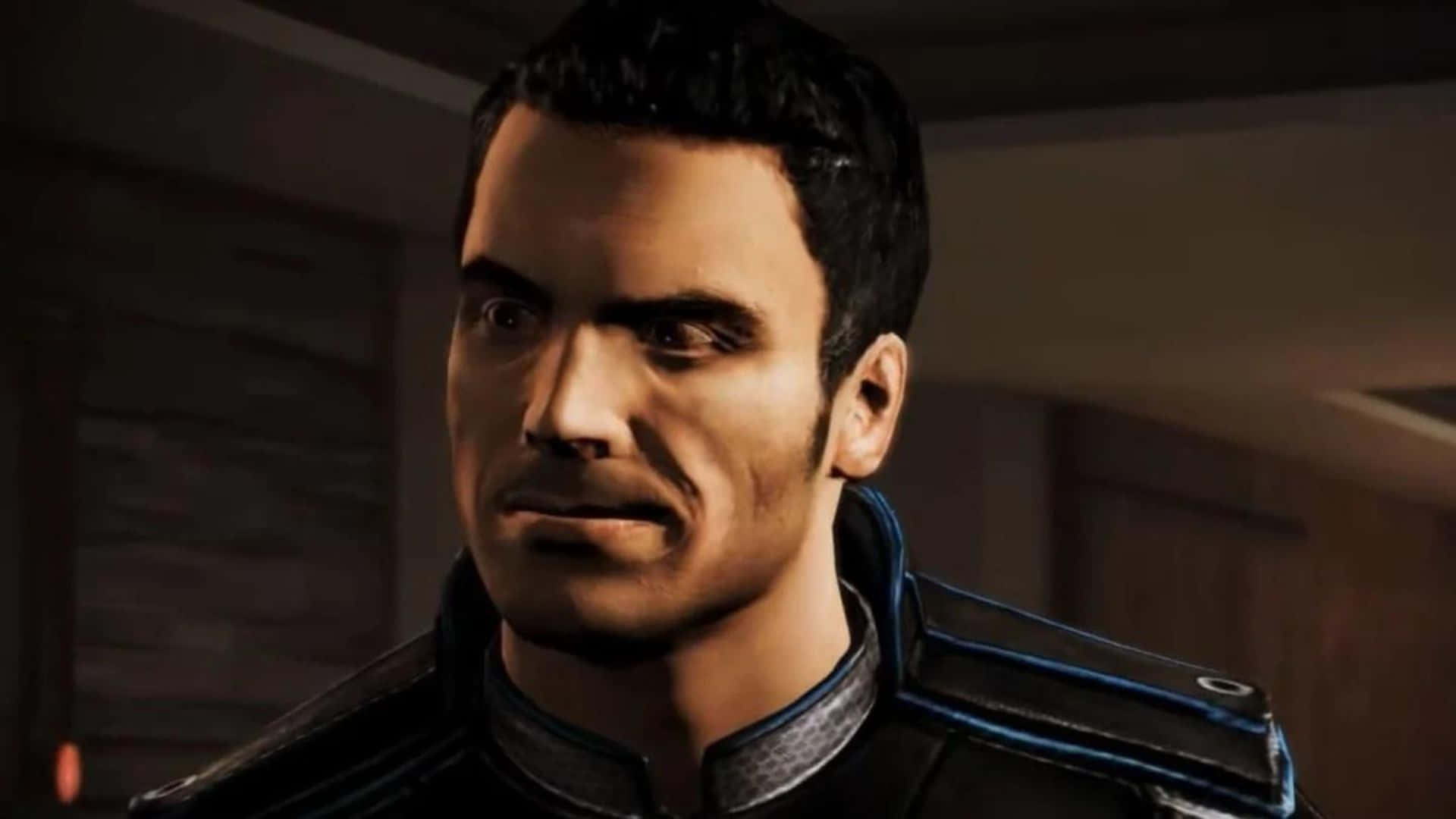 Commander Kaidan Alenko in action Wallpaper