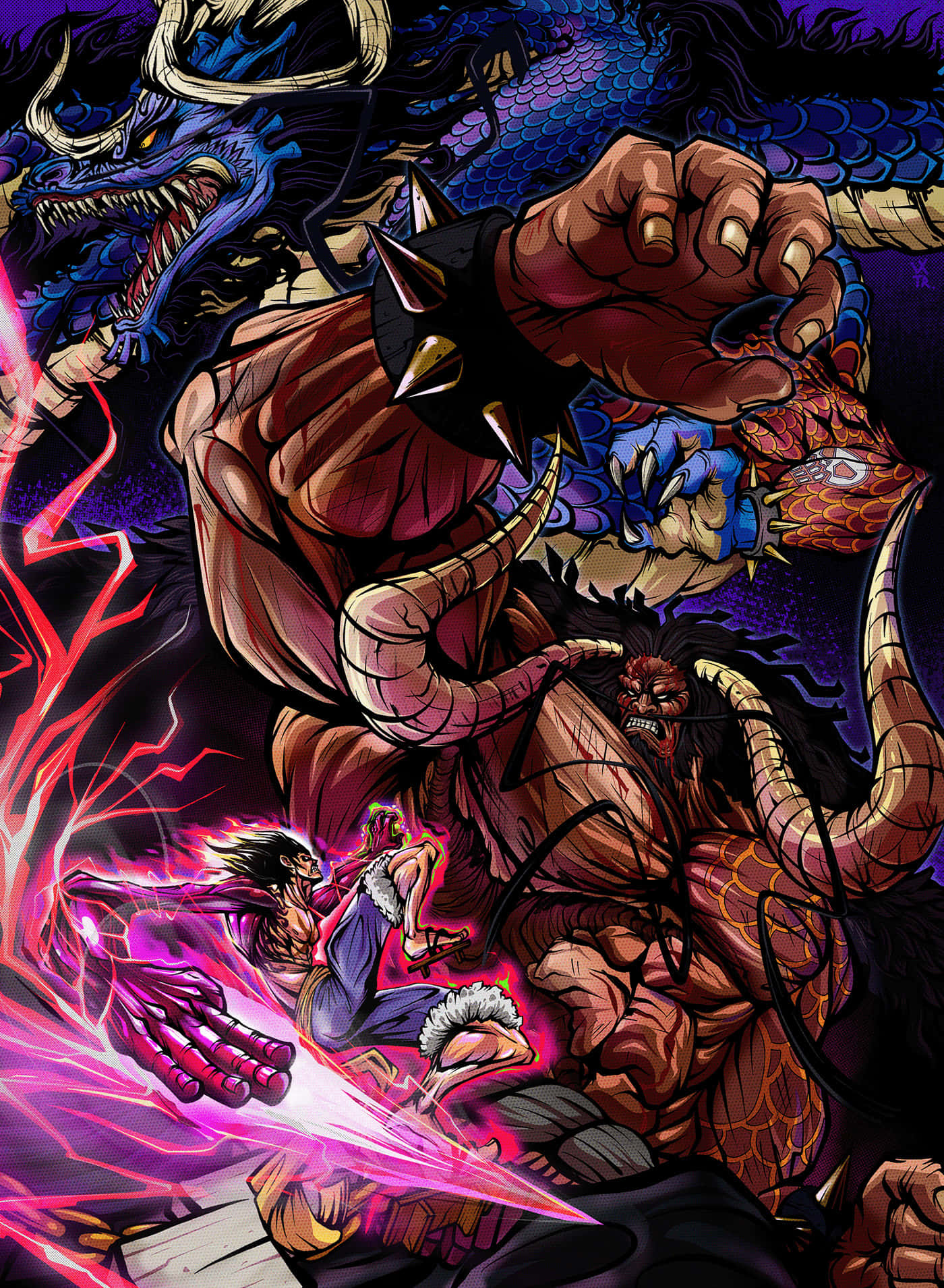Conquer the world with Kaido! Wallpaper