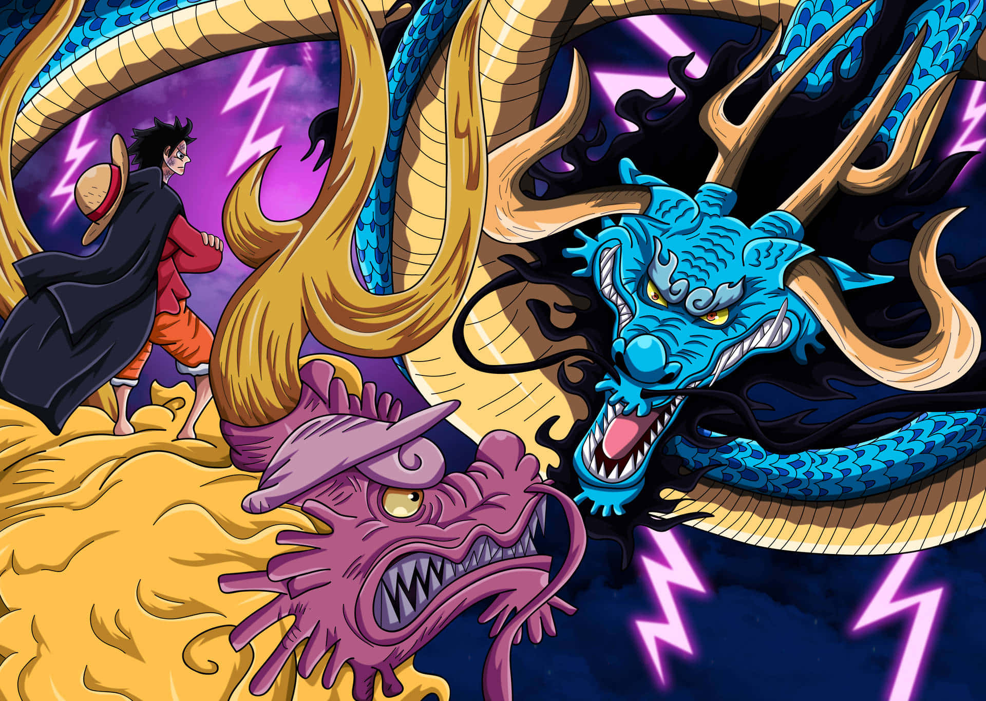 Kaido, the strongest creature in the world of One Piece Wallpaper