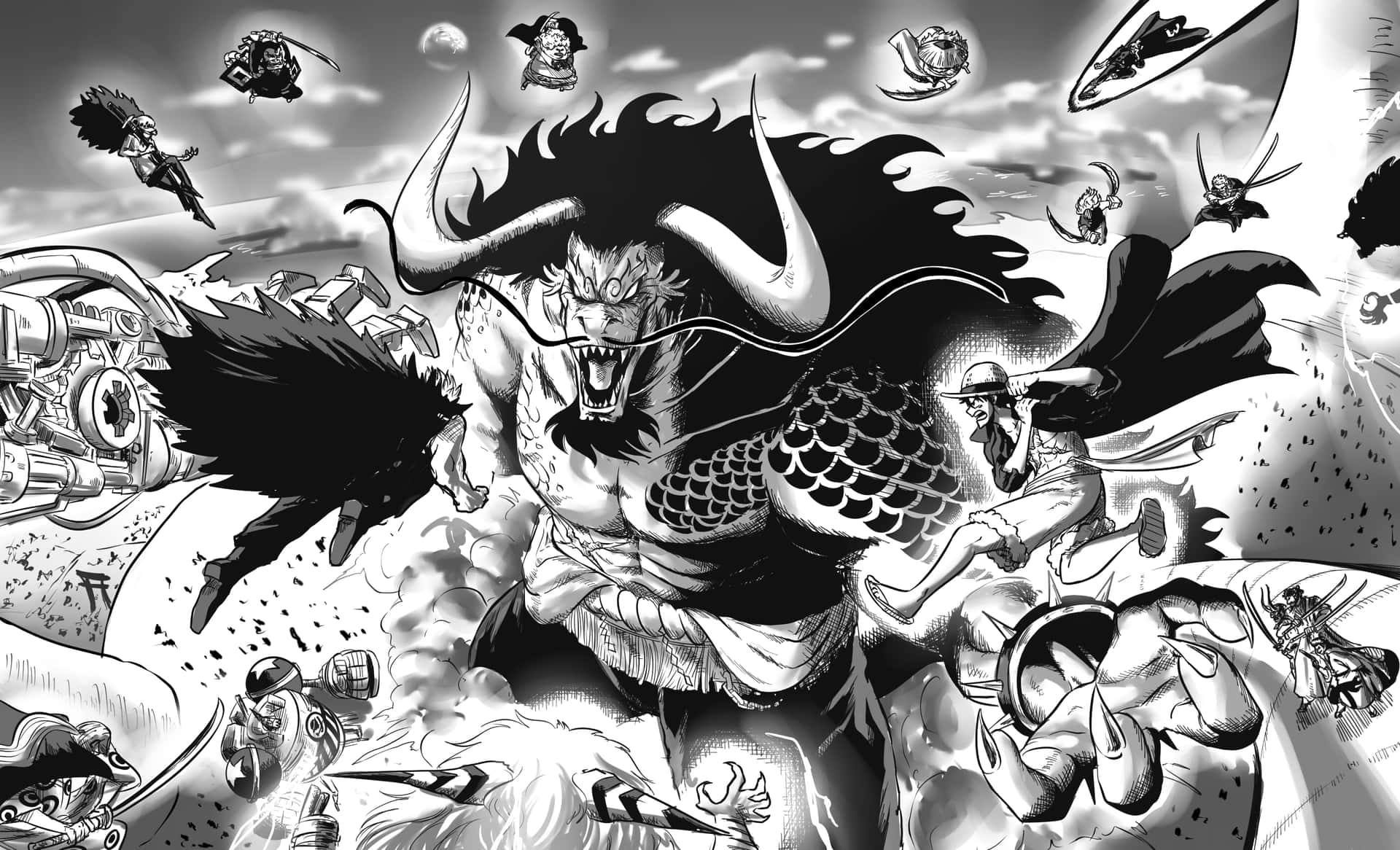 An Epic Adventure with Kaido Wallpaper