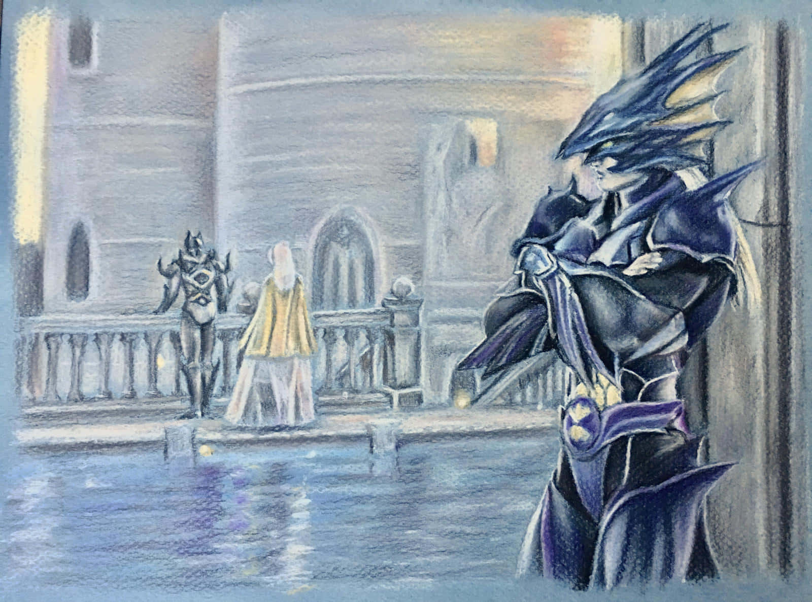 Œuvre De Kain Highwind De Final Fantasy I V Fond d'écran