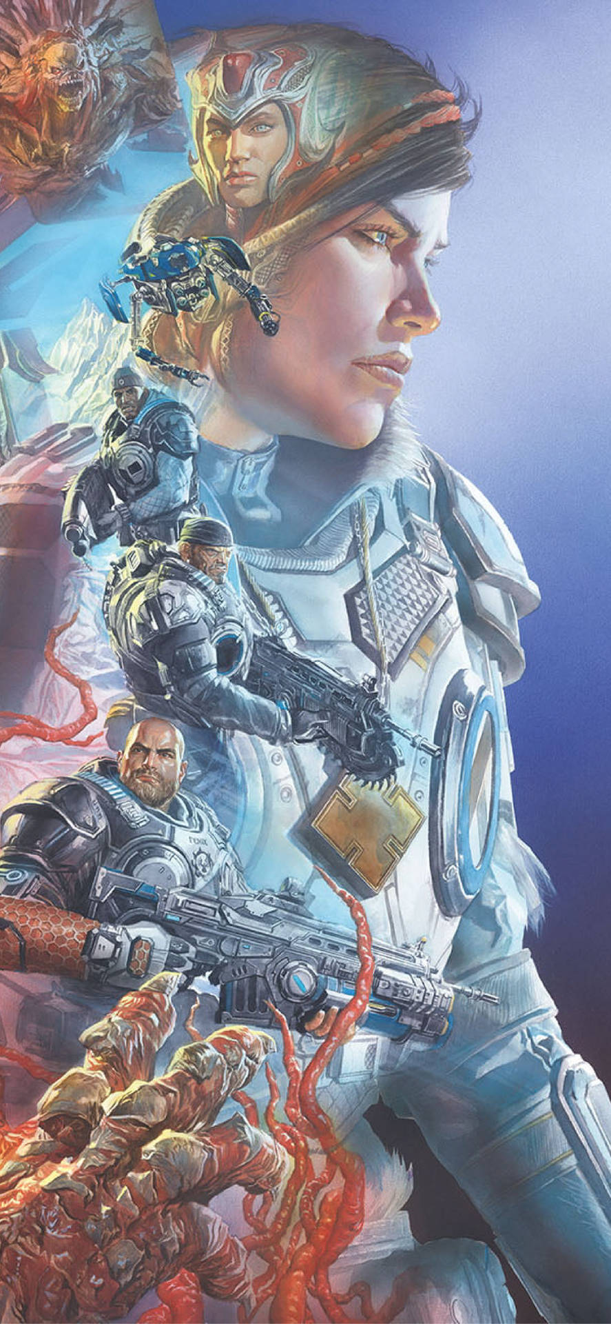Kait With Cog And Swarm Gears 5 Iphone Wallpaper