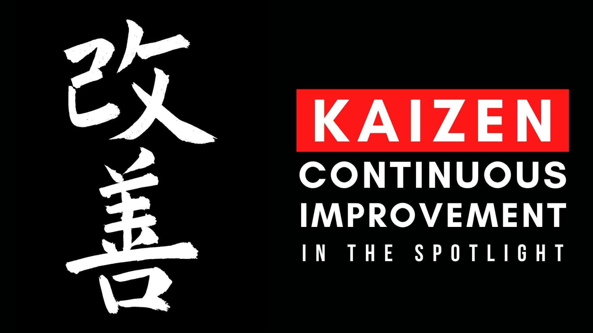 Kaizen Continuous Improvement Concept Wallpaper