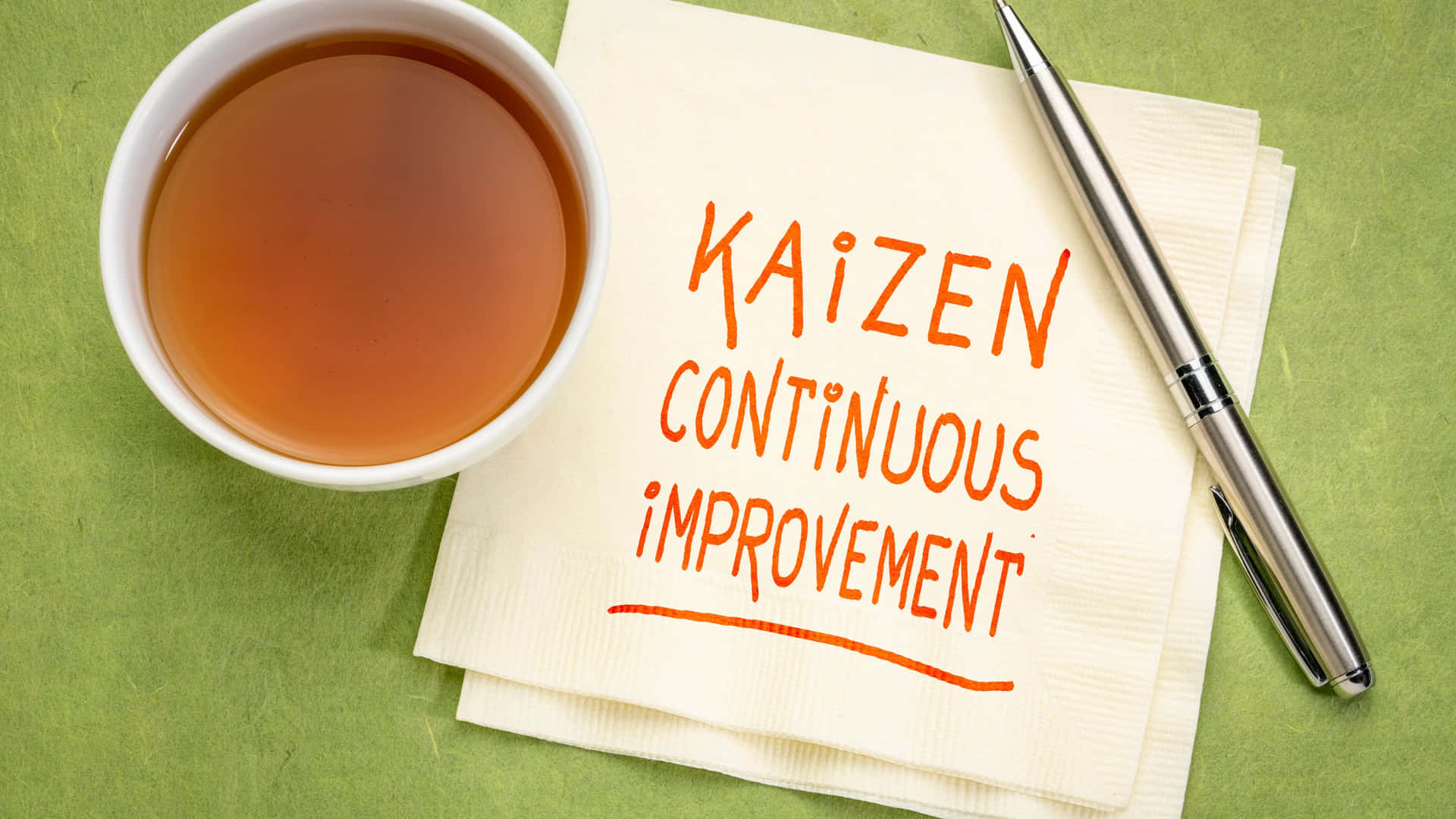 Kaizen Continuous Improvement Concept Wallpaper