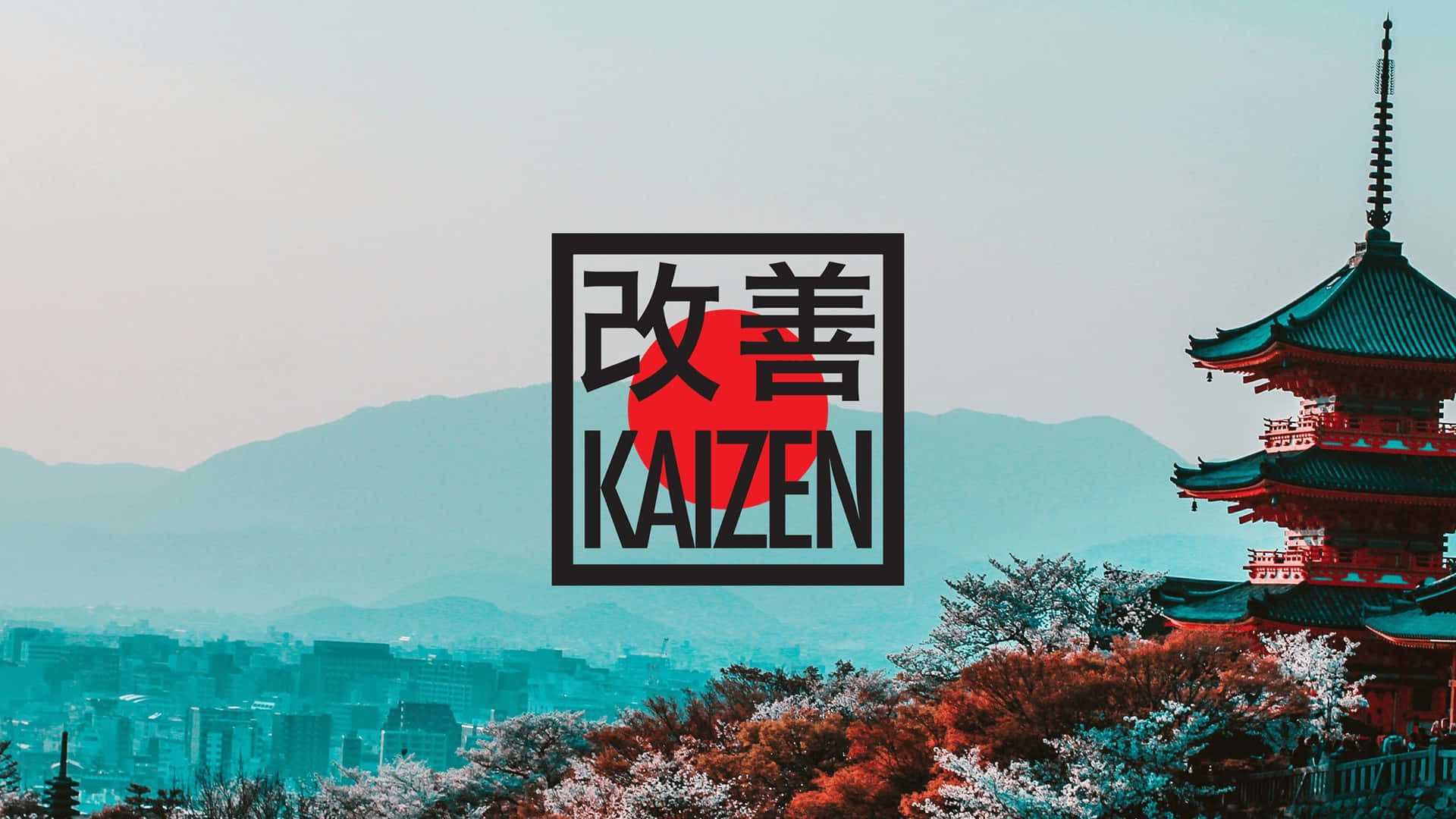 Kaizen Philosophy Japanese Background Wallpaper