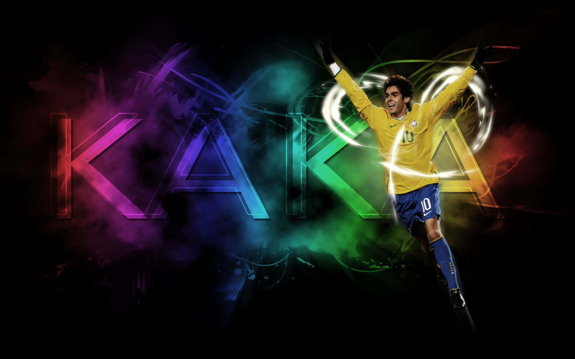 Kaka Brazilian Soccer Legend Artwork Wallpaper