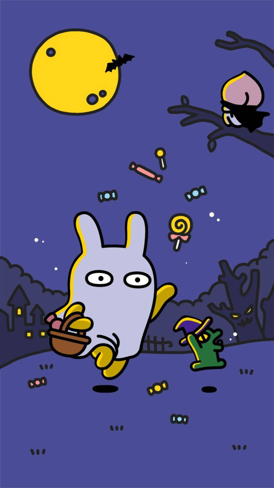Kakao Friends Halloween Background