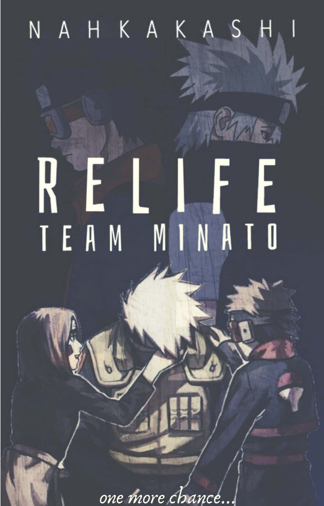 Kakashi Hatake and Minato Namikaze, master and student, in a powerful stance Wallpaper