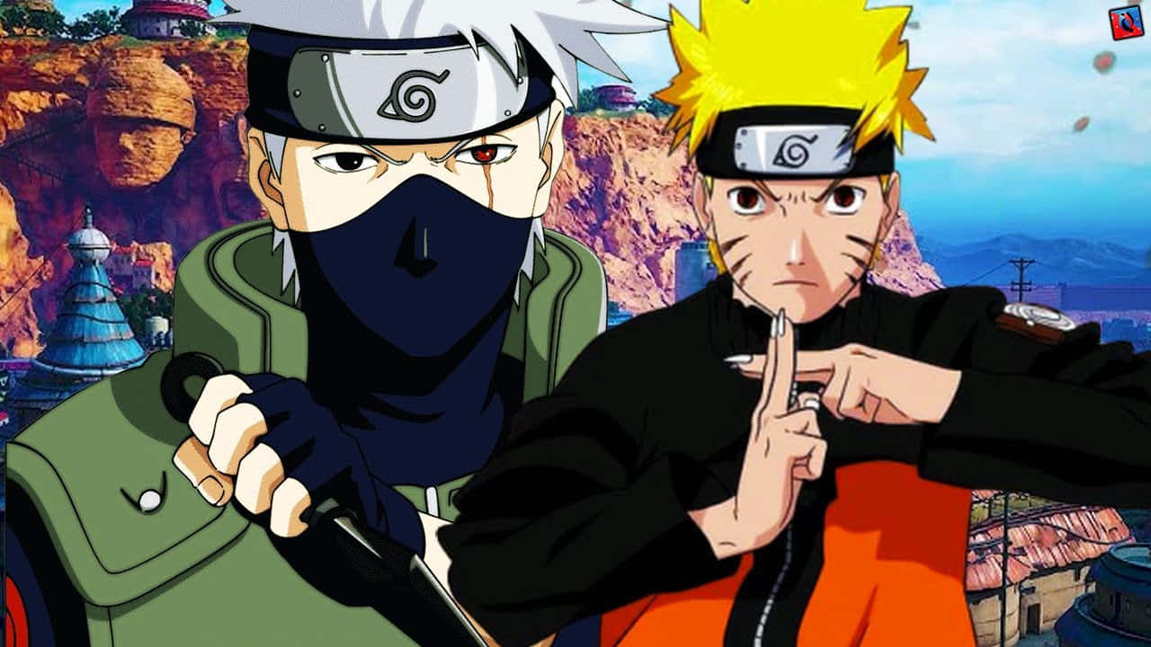 Kakashi Hatake and Naruto Uzumaki - Unbreakable Bond Wallpaper