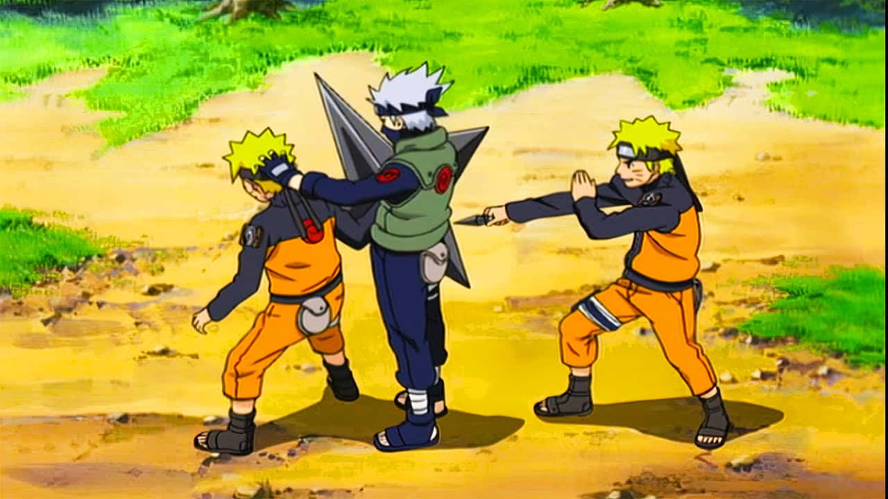 Kakashi and Naruto - The Unbreakable Bond Wallpaper