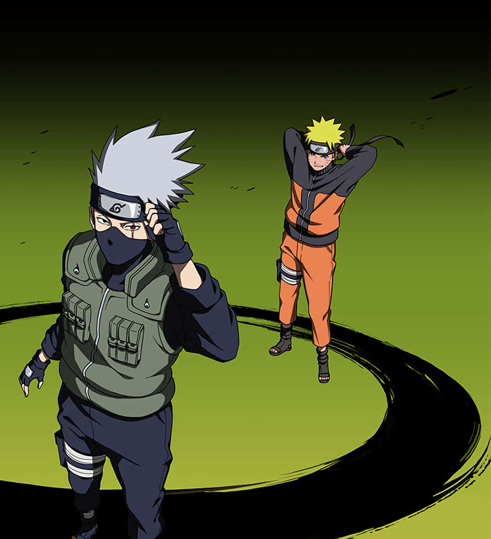 Kakashi and Naruto - An Unbreakable Bond Wallpaper