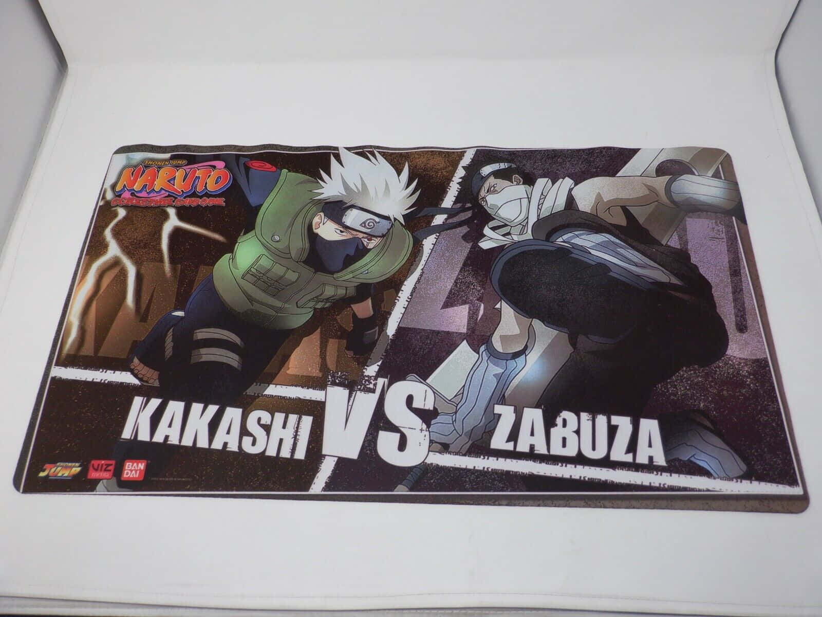 Tense face-off between Kakashi and Zabuza Wallpaper