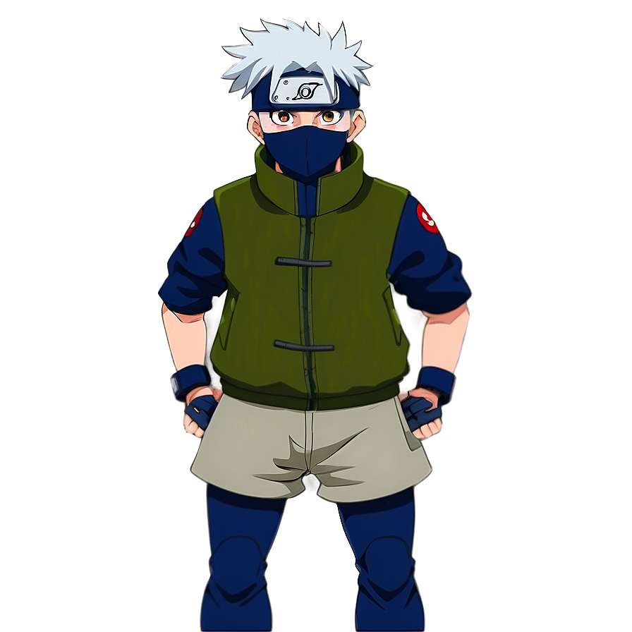 Download Kakashi During Chunin Exams Png Drq | Wallpapers.com