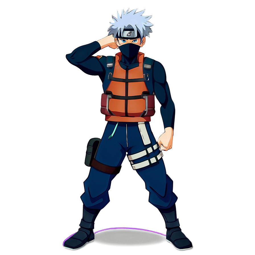 Download Kakashi Full Body Anime Png Mtf66 | Wallpapers.com