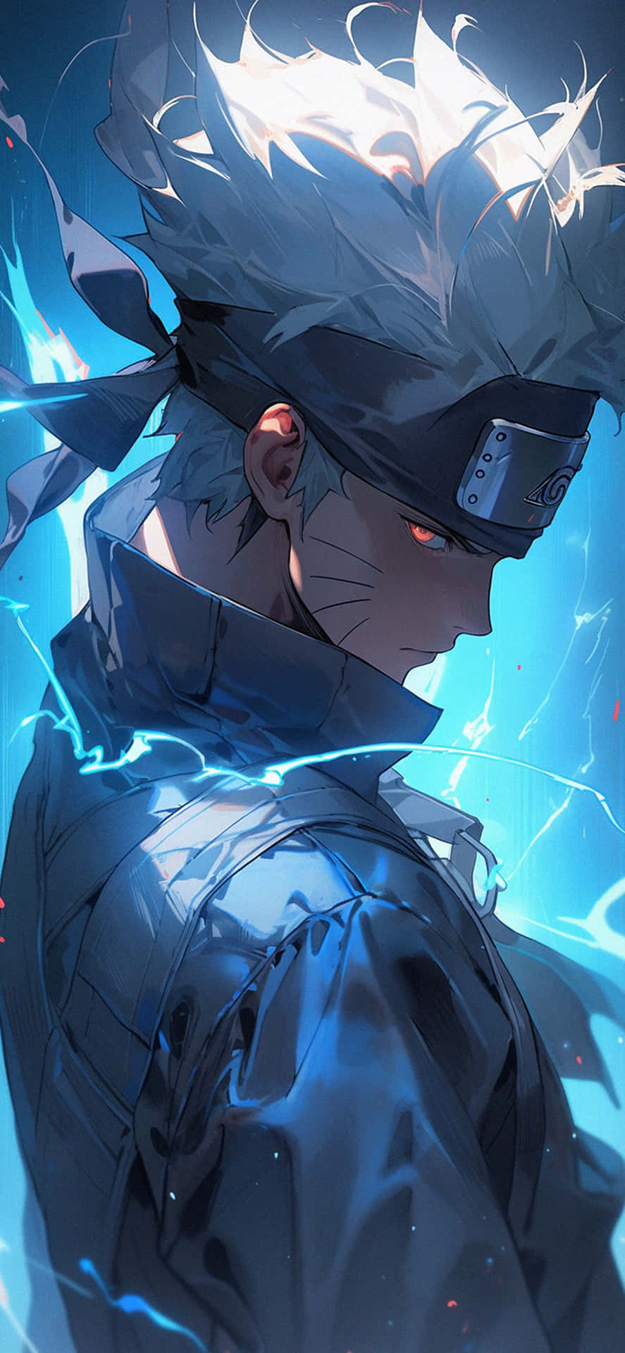 Kakashi Hatake Chidori Aura Wallpaper