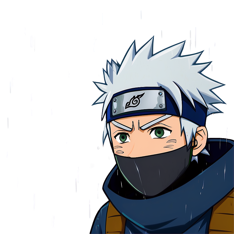 Download Kakashi Hatake In The Rain Png 31 | Wallpapers.com