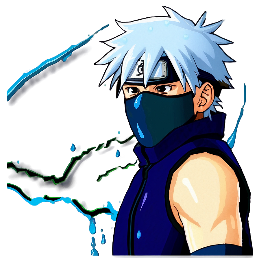 Download Kakashi Hatake In The Rain Png 99 | Wallpapers.com