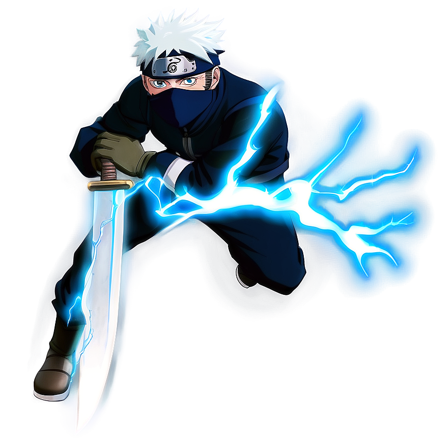 Download Kakashi Hatake Lightning Blade Png 06242024 | Wallpapers.com