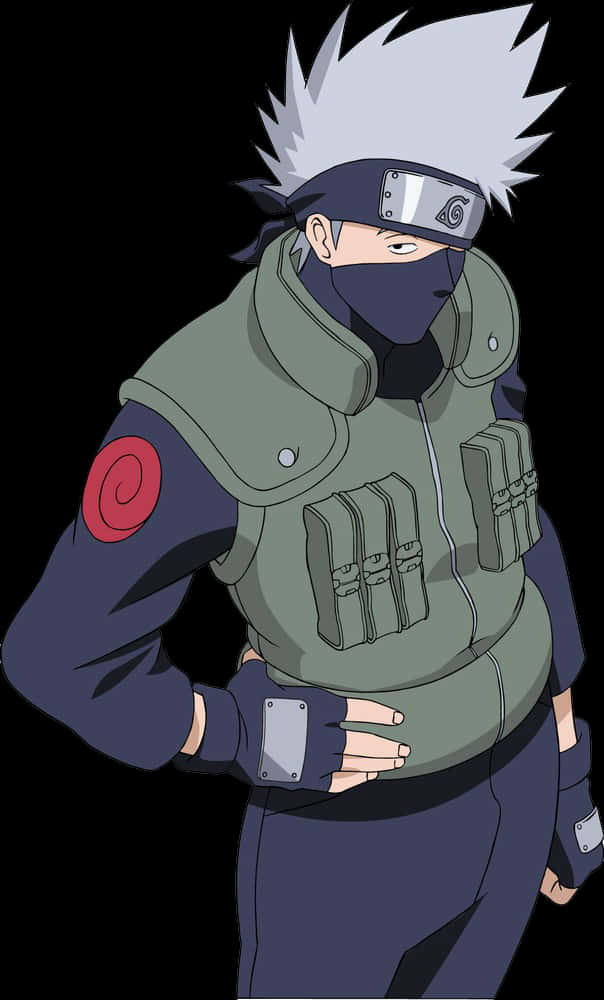Kakashi Hatake Naruto Anime Character PNG
